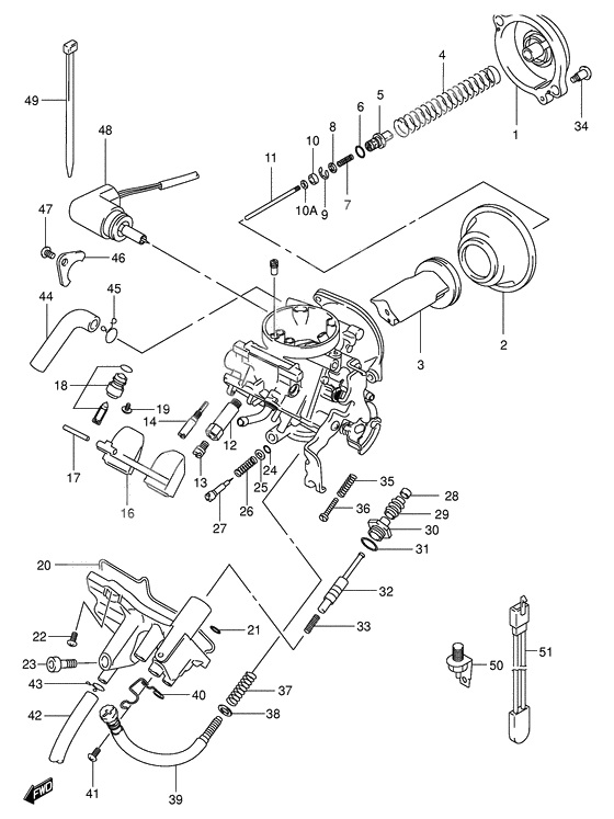 Carburetor assy