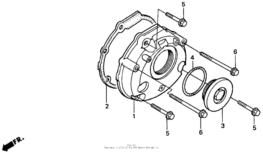 Left crankcase cover