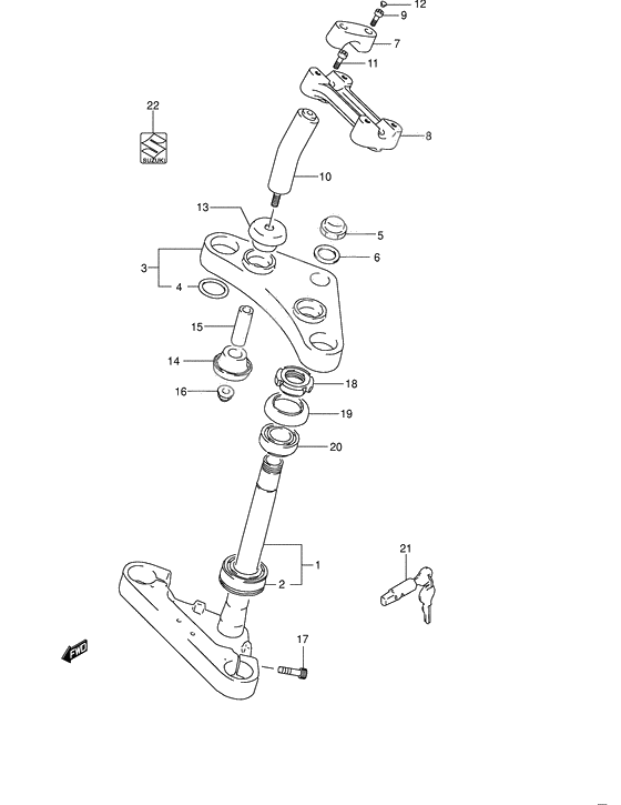 Steering stem