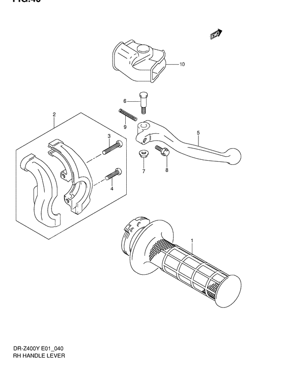 Rh handle lever              

                  With out e24