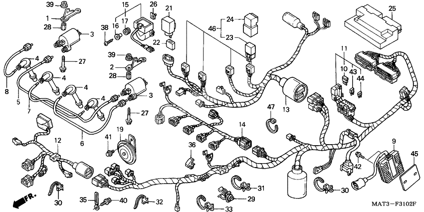 Harness wire              

                  1/2/3/4