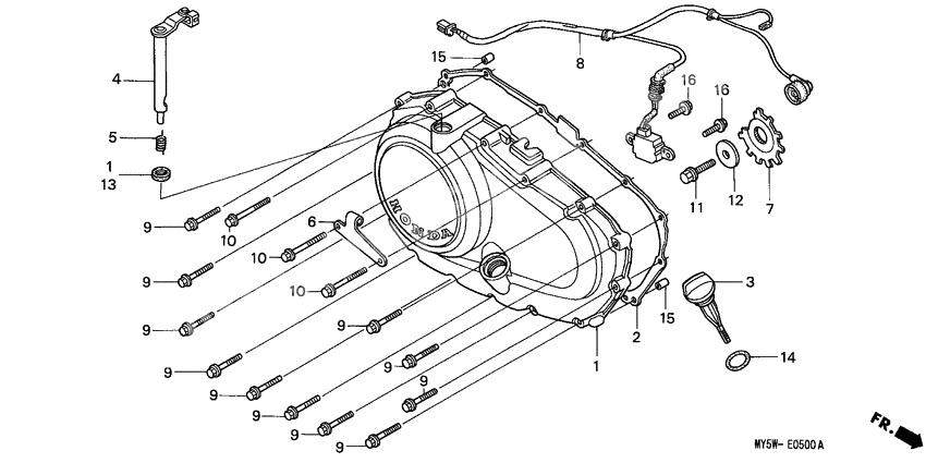 Right crankcase cover