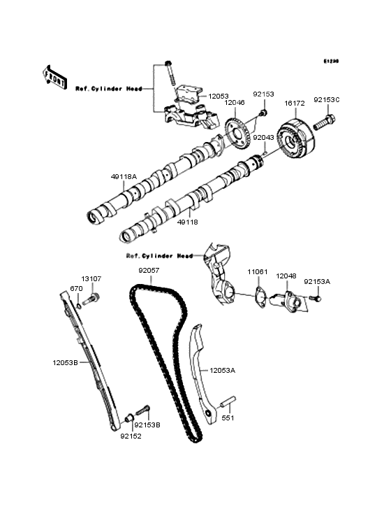 Camshaft/tensioner              

                  s