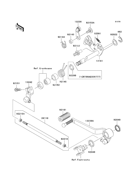 Gear change mechanism