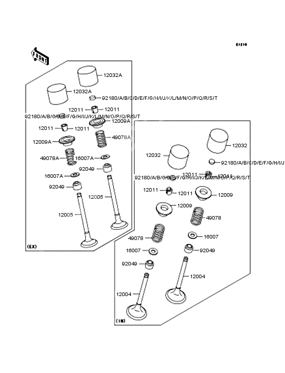 Rocker arms/valves