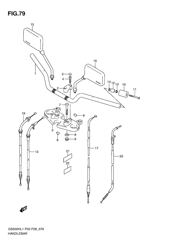 Handlebar              

                  Gs500h p28