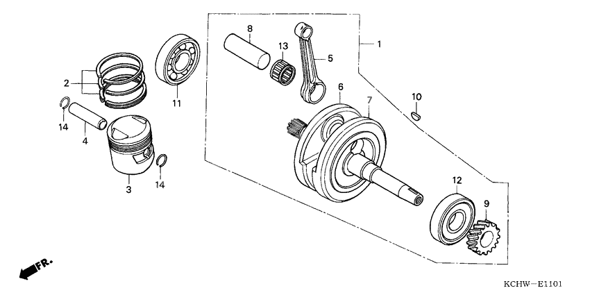 Crankshaft/piston              

                  2