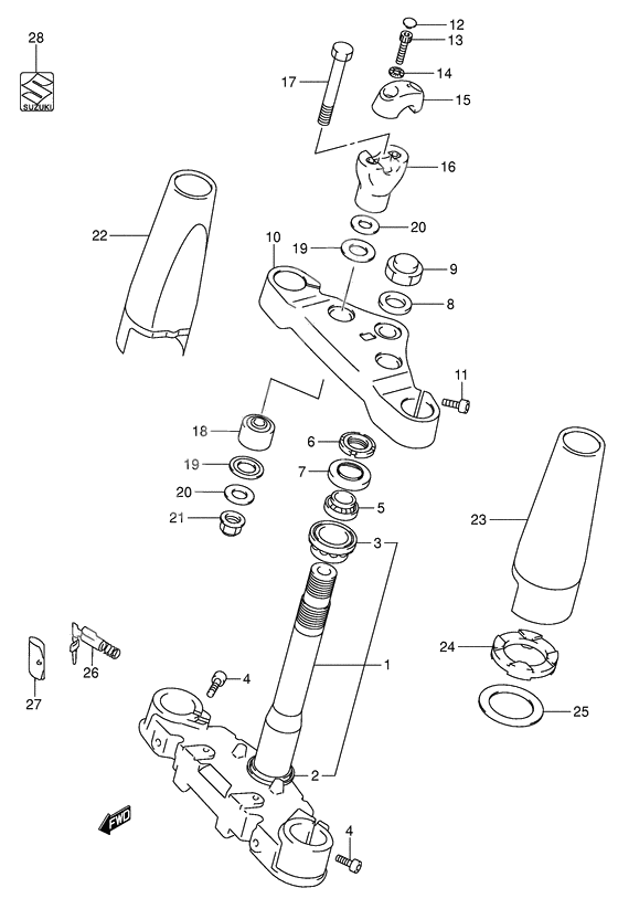 Steering stem