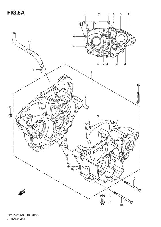 Crankcase              

                  Rm-z450l1