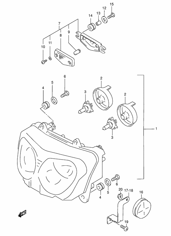 Headlamp              

                  Model k3 e24