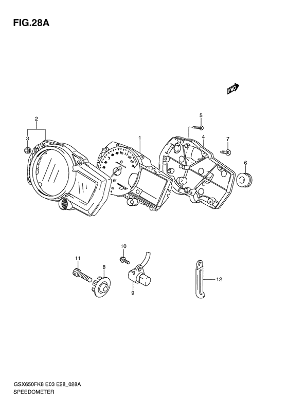 Speedometer              

                  Gsx650fa