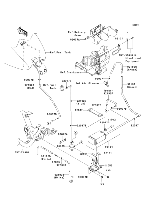 Fuel evaporative system(ca)