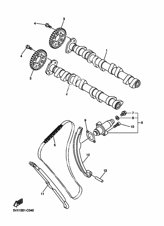 Camshaft & chain