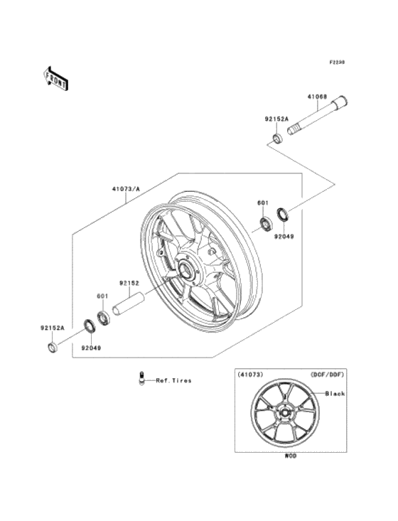 Front hub