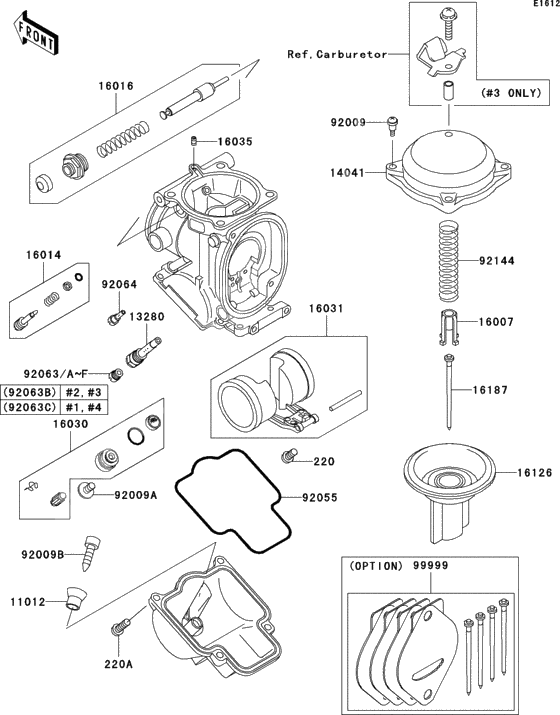 Carburetor parts