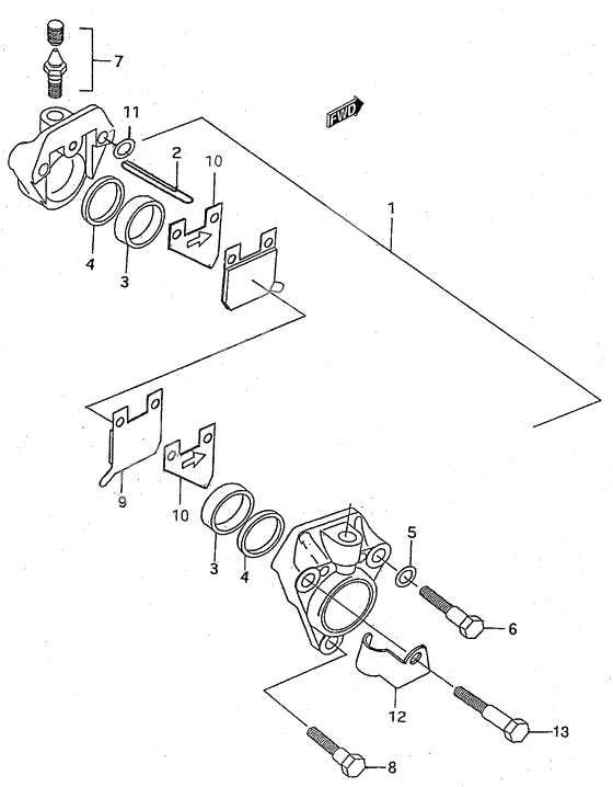 Front caliper