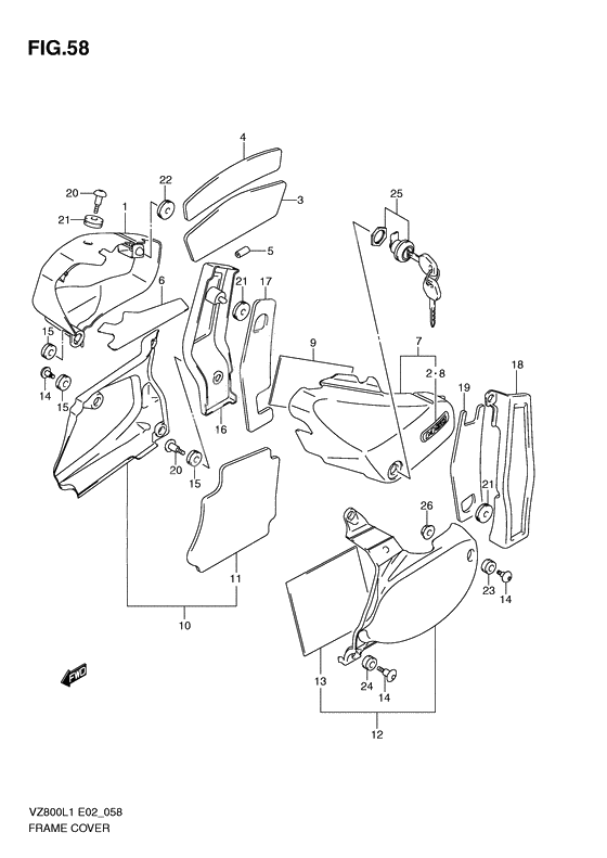 Frame cover              

                  Vz800l1 e24