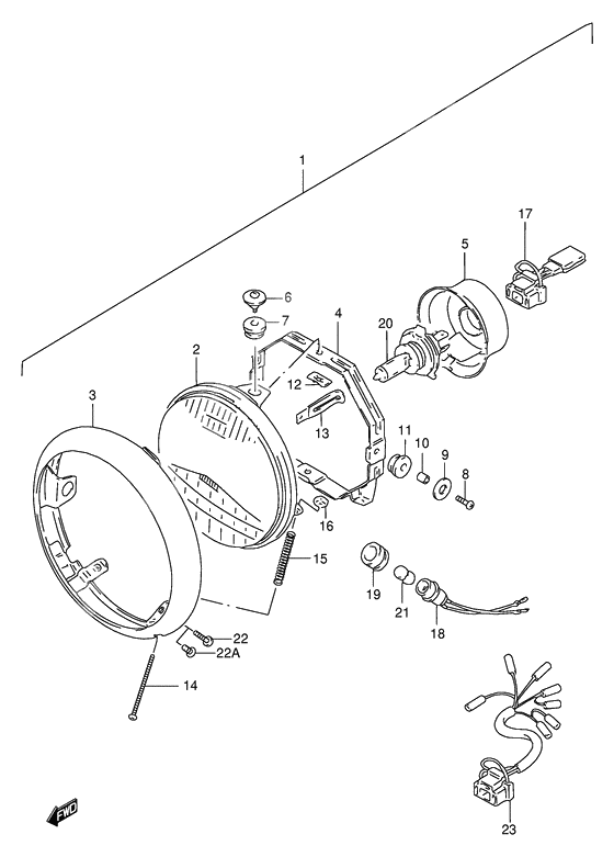 Headlamp              

                  E4, e17, e22, e34, e37, p37