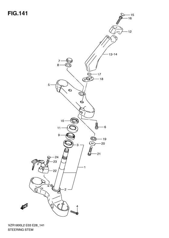 Steering stem