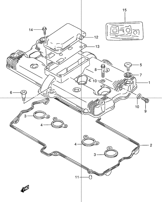 Cylinder head cover