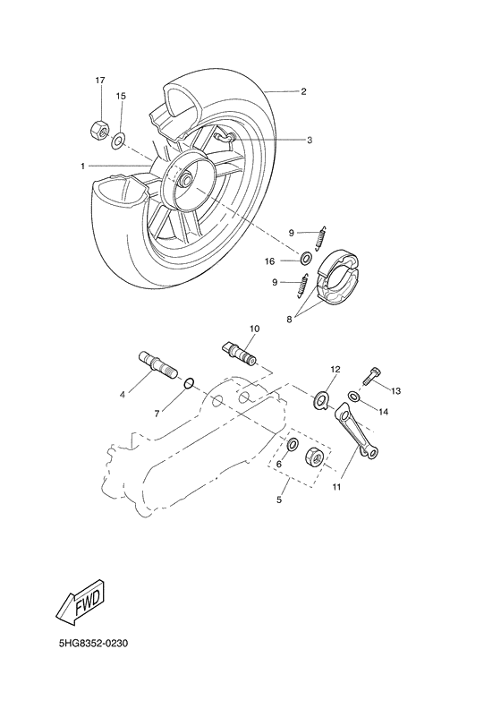 Rear wheel