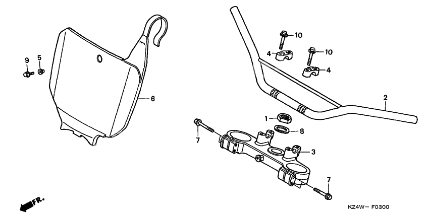 Handle pipe/top bridge