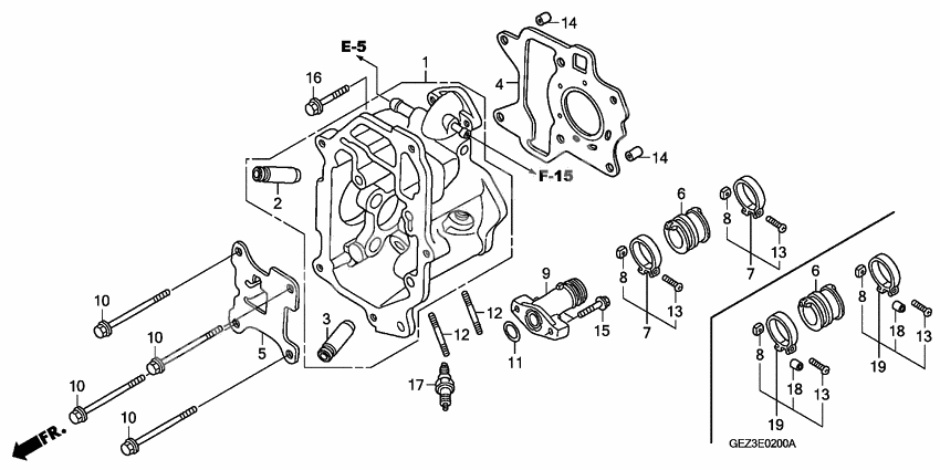Cylinder head              

                  NPS503