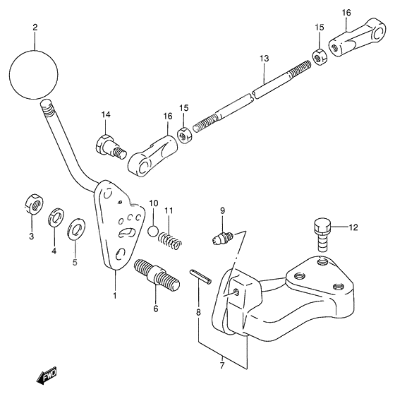 Engaging handle