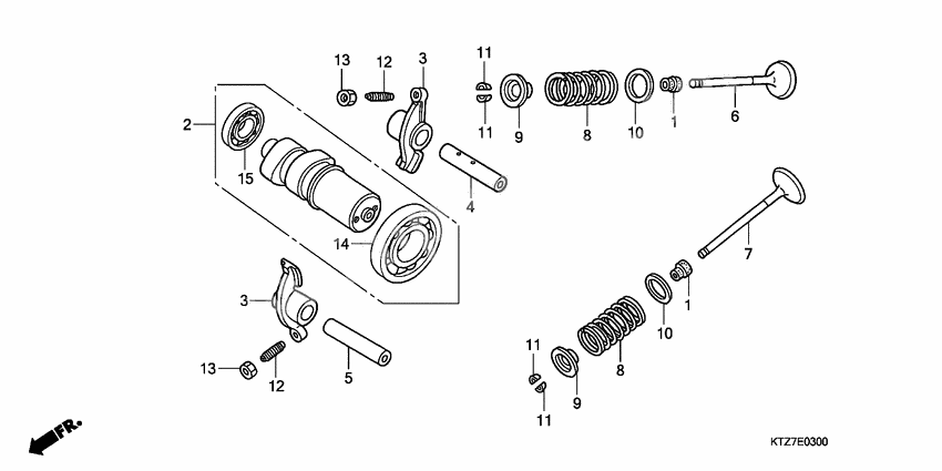 Camshaft/valve