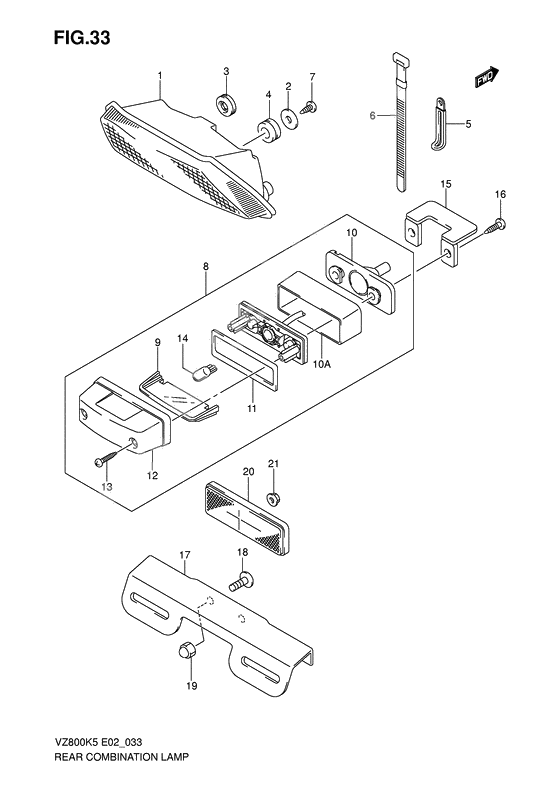 Rear combination lamp