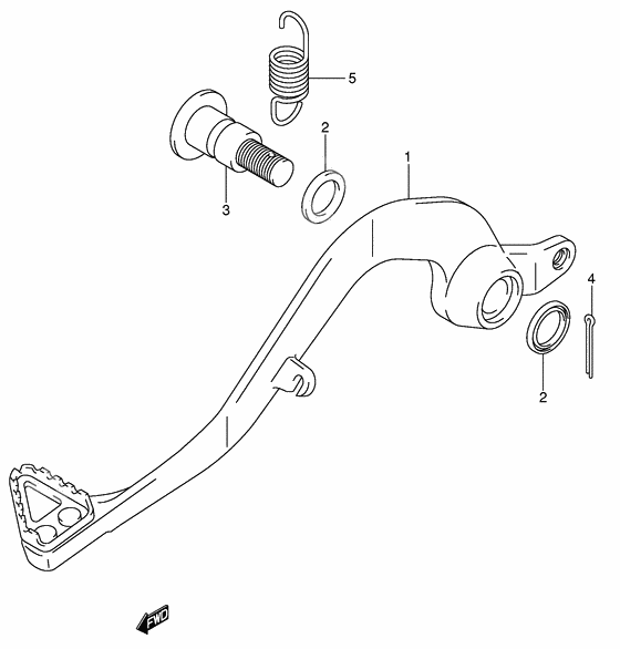 Front brake caliper              

                  Model k5/k6