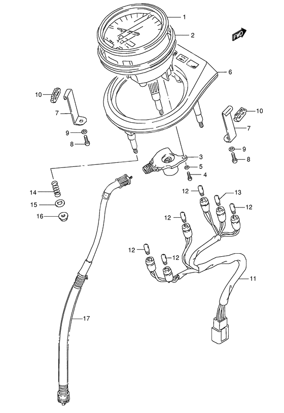 Speedometer              

                  Model k5/k6/k7/k8 e3, e33