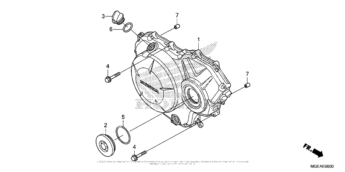 Right crankcase cover (1)