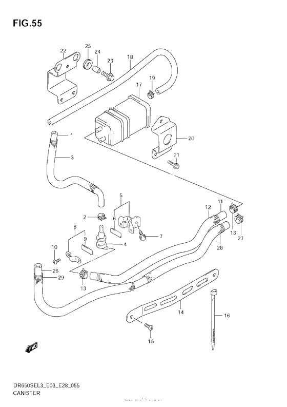 Canister (Dr650Sel3 E33)