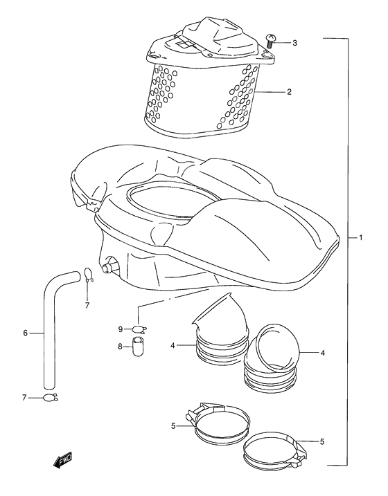 Air cleaner              

                  Model w/x/y