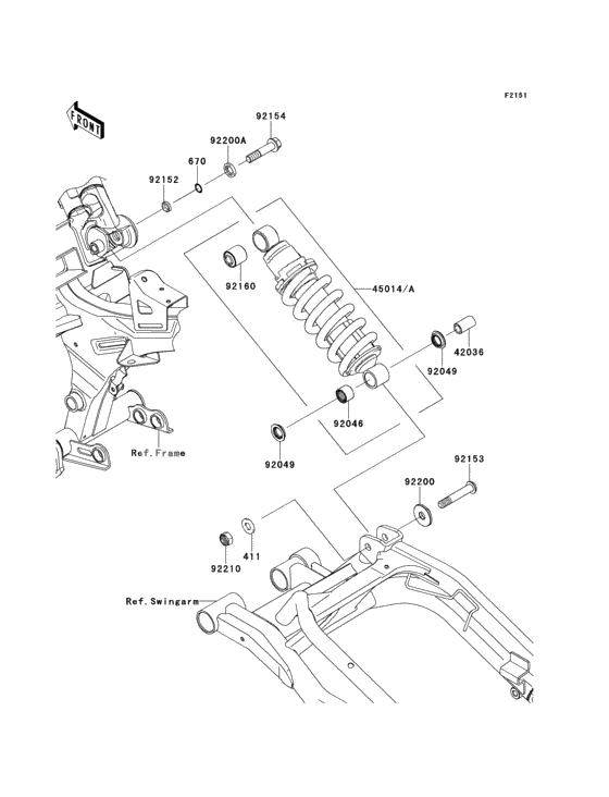 Suspension/shock absorber