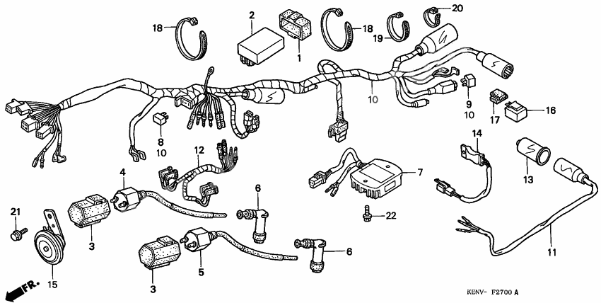 Wire harness/ ignition coil