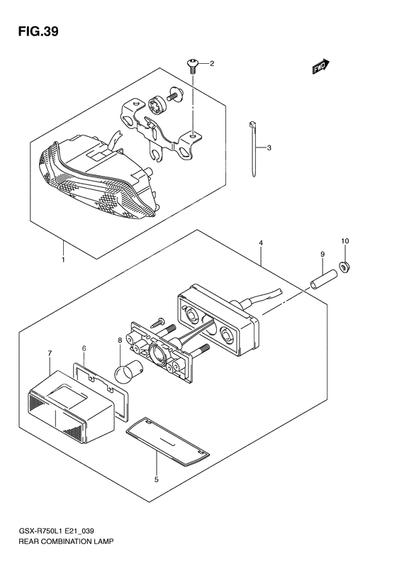 Rear combination lamp