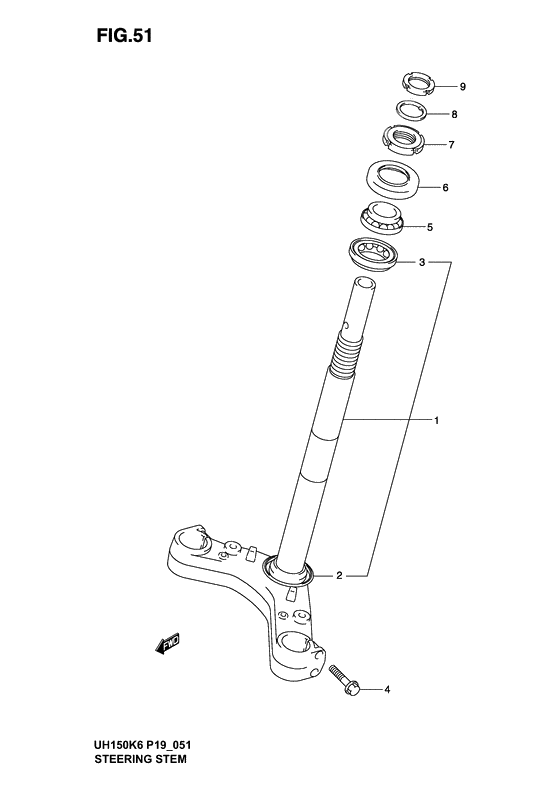 Steering stem