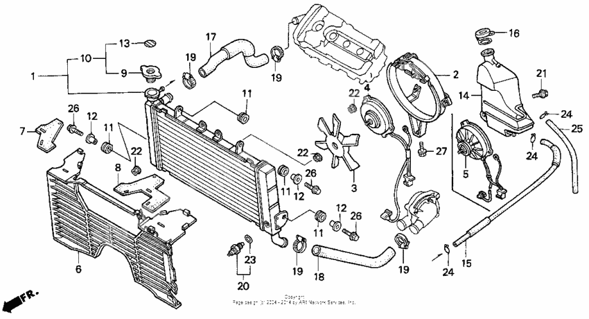 F2 radiator 91-94