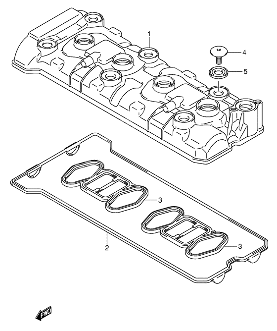 Cylinder head cover