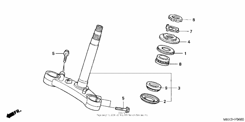 Steering stem ('03-'04)