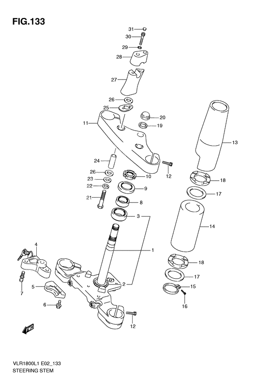 Steering stem