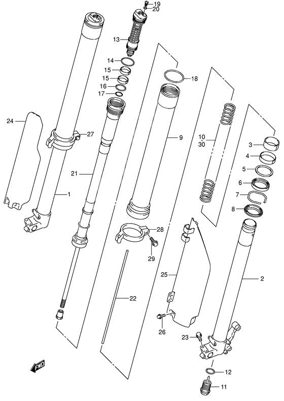 Front damper              

                  Model k1