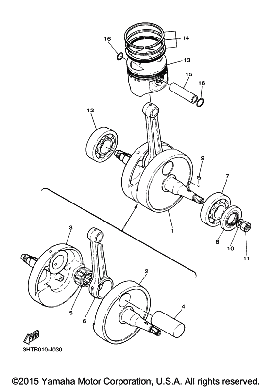 Коленчатый вал & Поршень