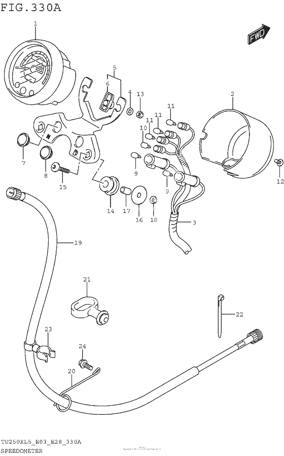 Speedometer (Tu250Xl5 E03)