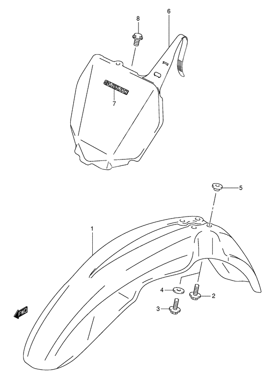 Front fender              

                  Model k1/k2/k3