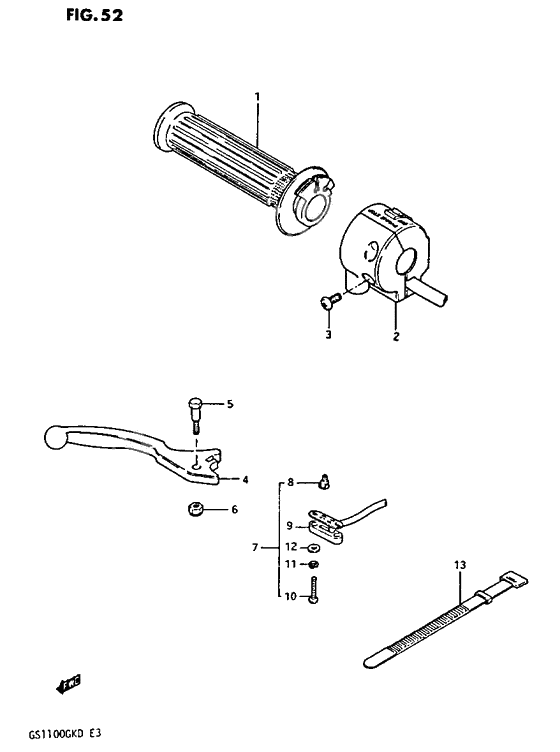 Right handle switch