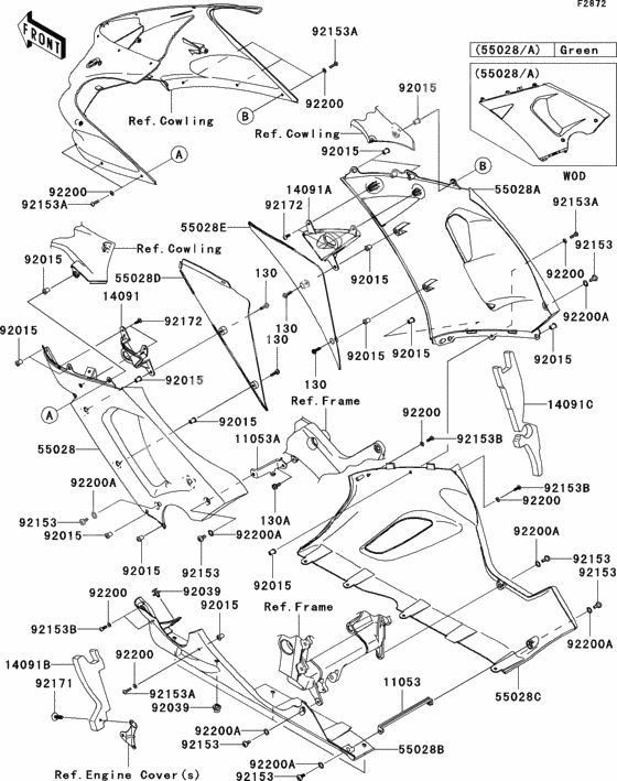 Cowling lowers