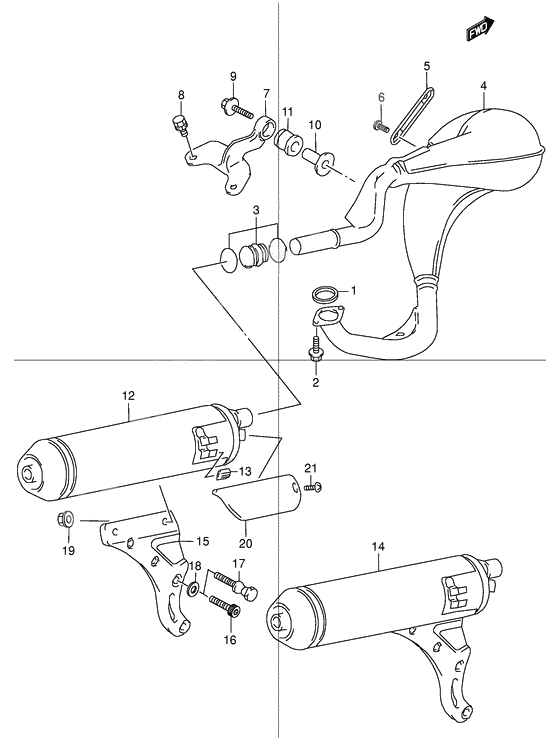 Muffler comp